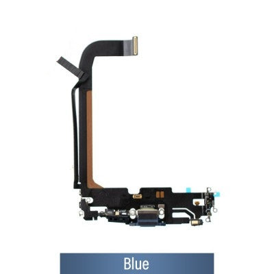 Red Charging Port for iPhone 13 Pro Max-Blue Red Charging Port for iPhone 13 Pro Max-Blue